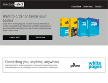 Tablet Screenshot of directoryselect.com.au